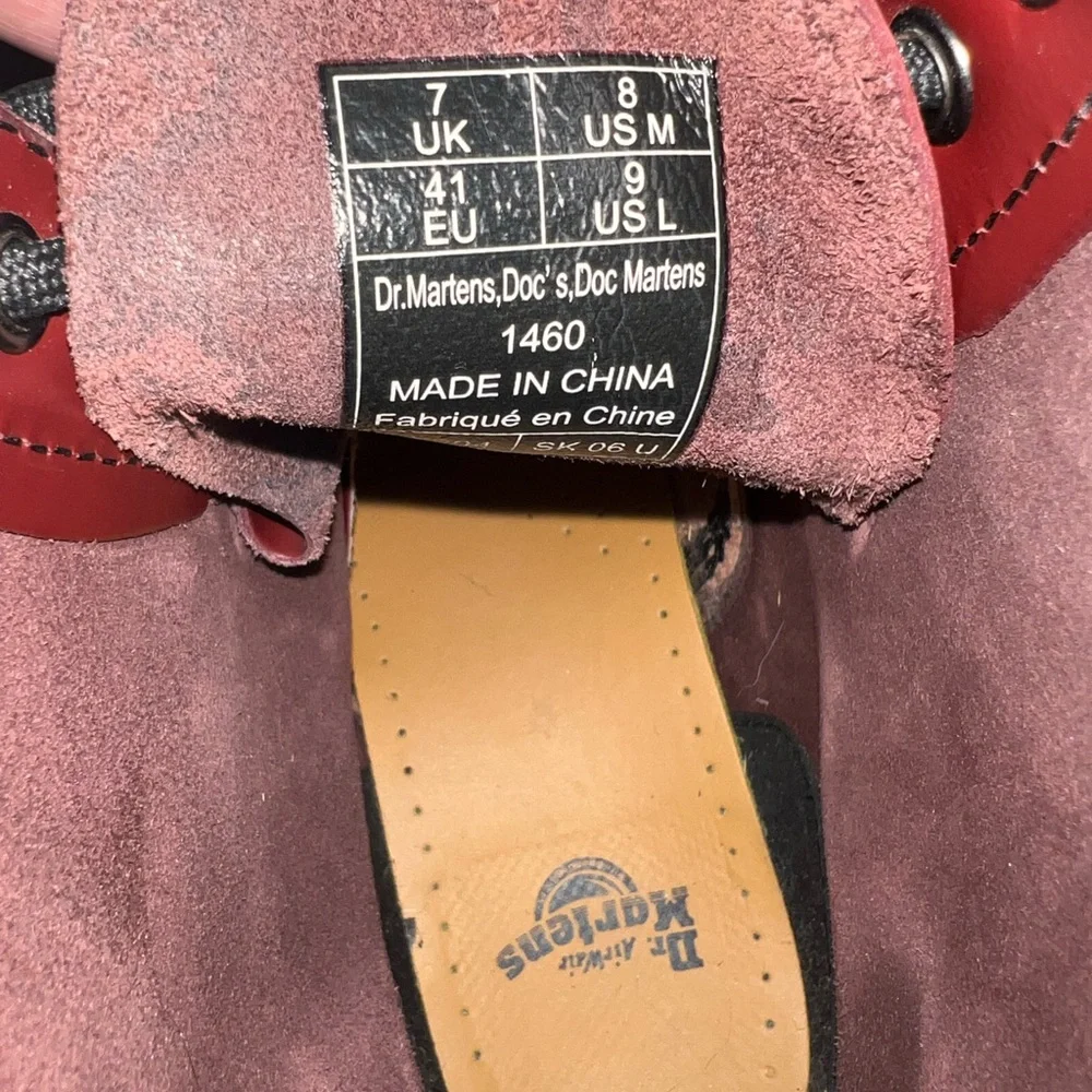 dr martens boots Unisex Men’s US 8M Women’s US 9L - Picture 6 of 6